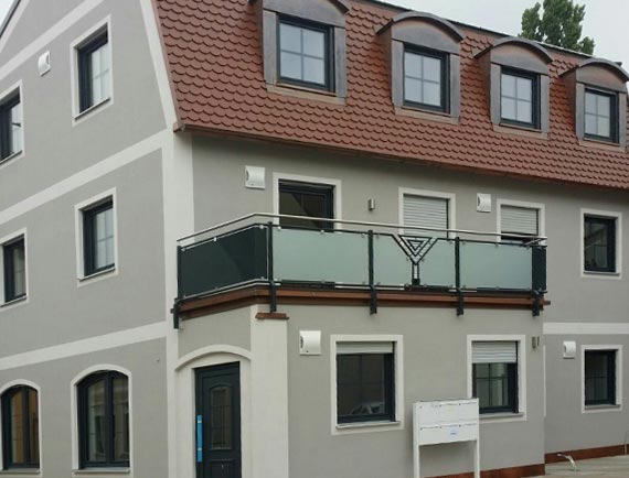Außenansicht des Studios in der Schützenstraße